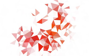 Hafif Çok renkli vektör parlayan üçgen düzen.