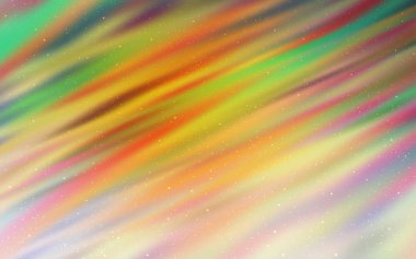 Gece gökyüzü yıldızları ile koyu sarı vektör deseni.