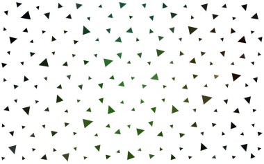 Koyu Yeşil, Kırmızı vektör parlayan üçgen zemin.