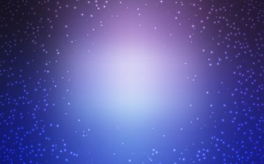 Mor vektör doku ile Samanyolu yıldız ışık.