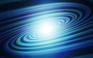 Kozmik Yıldızlar ile açık mavi vektör düzeni.