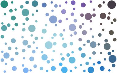 Açık Mavi, daire şekilli yeşil vektör düzeni.