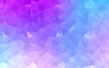 Koyu Mor vektör üçgen mozaik şablon.