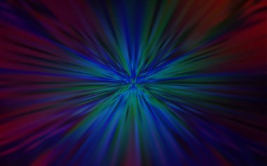 Koyu mavi vektör parlak şablonu bulanıklaştırdı.