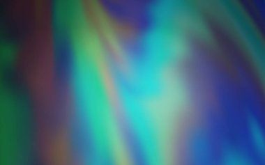 Açık Mavi ve Yeşil vektör soyut parlaklığı bulanıklaştırdı.