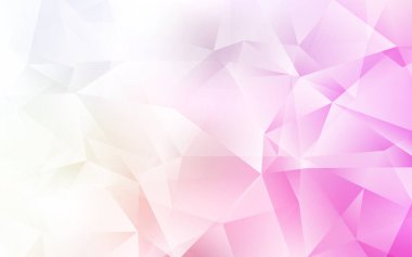 Pembe ışık, vektör poligonal model sarı.