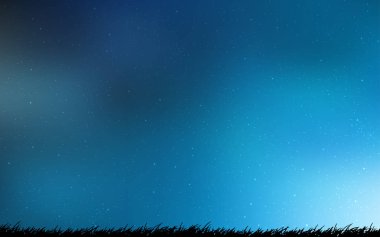 Astronomik yıldızlar ile açık mavi vektör arka plan.