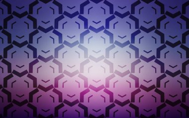 Açık Pembe, eğri çizgili Mavi vektör şablonu.