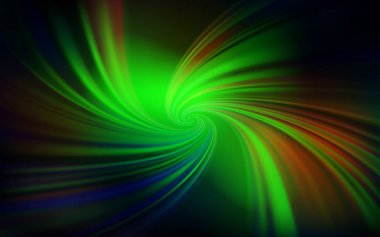 Koyu yeşil, sarı çizgili vektör arkaplanı.