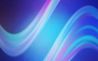 Pembe ışık, vektör şablon alan yıldız ile mavi.