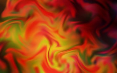 Koyu Turuncu vektör parlaklığı soyut arkaplanı bulanıklaştırdı.