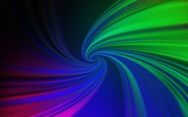 Bükülmüş çizgilerle koyu çok renkli vektör dokusu.