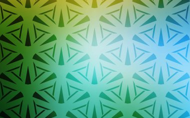  Düzen hatları, üçgen ile.