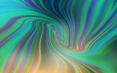 Açık mavi, Samanyolu yıldızlarıyla sarı vektör dokusu.