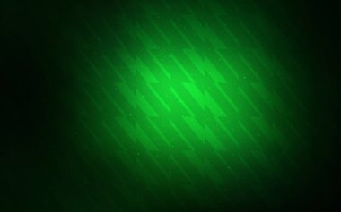 Keskin çizgileri olan Koyu Yeşil vektör deseni.