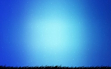 Hafif mavi vektör şablon alan yıldız.