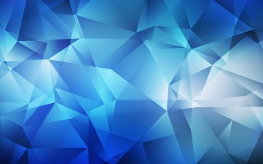 Hafif BLUE vektör soyut mozaik arkaplan.