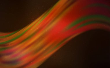 Gökada yıldız koyu turuncu vektör arka plan.