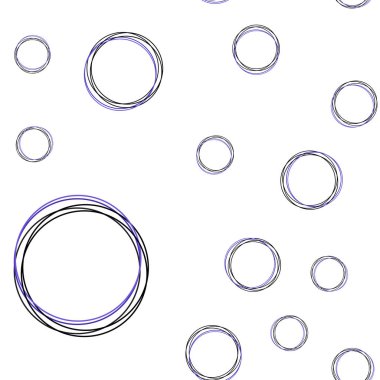 Koyu Pembe, Küreler ile Mavi vektör dikişsiz desen.