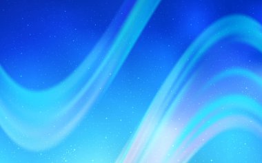 Gökada yıldız ışık mavi vektör arka plan.