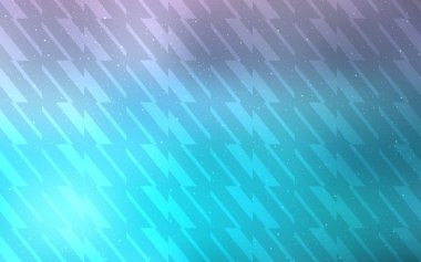 Pembe ışık, vektör desen keskin çizgilerle mavi.