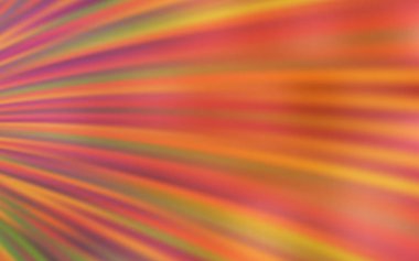 Eğri çizgileri olan Açık Turuncu vektör deseni.