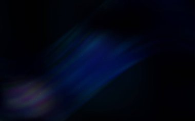 Koyu mavi vektör arka plan gökada yıldız ile.