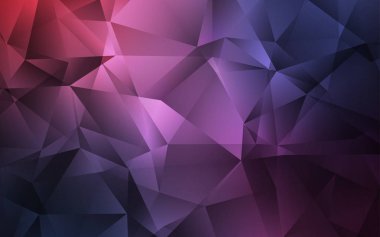 Koyu Mor vektör düşük polimer dokusu.