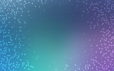 Açık Pembe, Gece gökyüzü yıldızları ile Mavi vektör deseni.