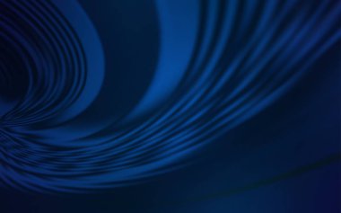 Eğri çizgileri olan koyu mavi vektör şablonu.