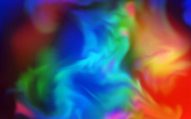 Koyu Çokrenkli vektör soyut bulanık arkaplan.