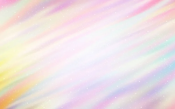 Motif vectoriel multicolore clair avec étoiles du ciel nocturne . — Image vectorielle