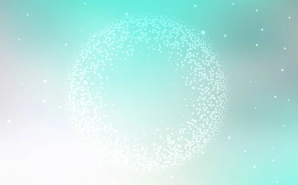 Plantilla vectorial Light BLUE con estrellas espaciales . — Vector de stock