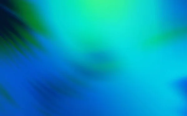 Ljusblå, grön vektor suddig och färgat mönster. — Stock vektor