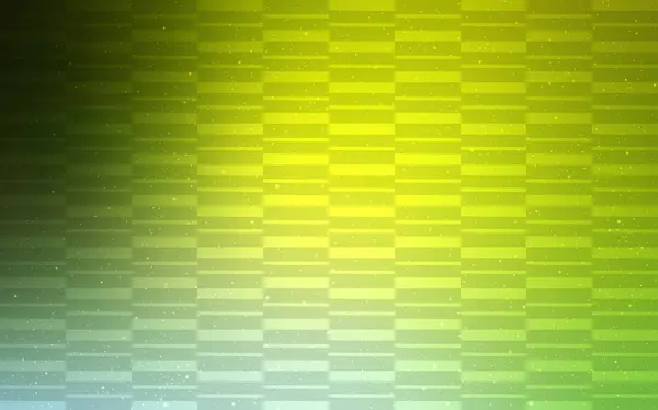 Светло-зеленый, желтый векторный фон с прямыми линиями. — стоковый вектор