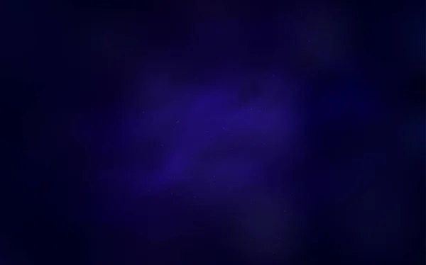 Textura vectorial azul oscuro con estrellas de la vía láctea . — Vector de stock