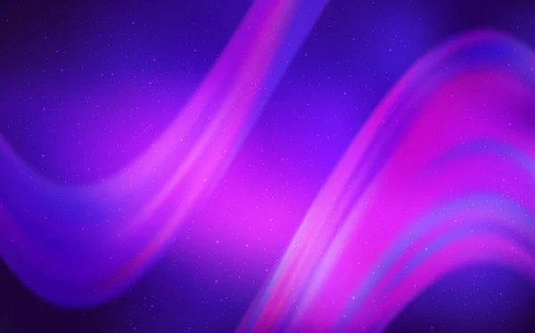 Light Purple, șablon vectorial roz cu stele spațiale . — Vector de stoc