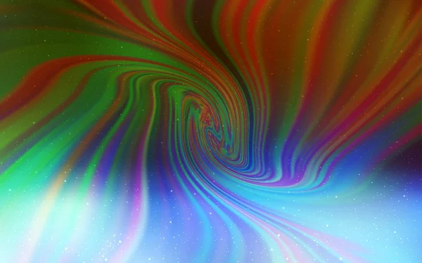 Φως πολύχρωμη διάνυσμα φόντο με αστέρια του γαλαξία. — Διανυσματικό Αρχείο