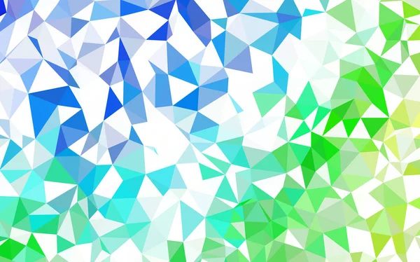 Modèle de triangles de gradient vectoriel bleu foncé . — Image vectorielle