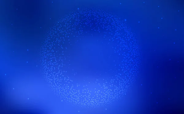 天文星と暗い青色のベクトルの背景. — ストックベクタ