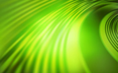 Açık Yeşil, eğri çizgileri olan sarı vektör arkaplanı.