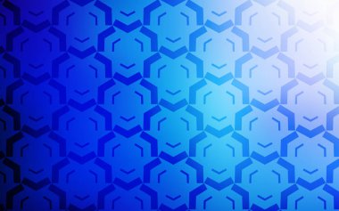 Eğri çizgileri olan hafif BLUE vektör arkaplanı.