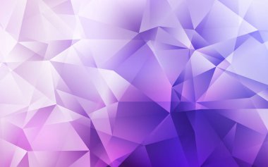 Açık Mor, Pembe vektör soyut mozaik arkaplan.