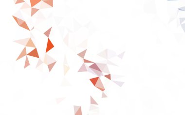 Açık pembe, mavi vektör soyut Çokgen desen.