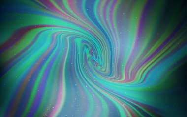 Koyu mavi vektör düzen kozmik yıldız ile.