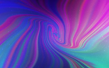 Açık Pembe, Kozmik yıldızlarla mavi vektör düzeni.