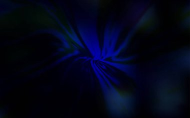 Eğri çizgileri olan koyu mavi vektör şablonu.