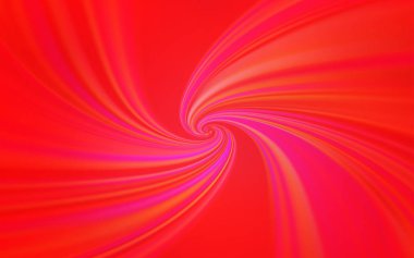 Bükülmüş çizgileri olan açık kırmızı vektör arkaplanı.