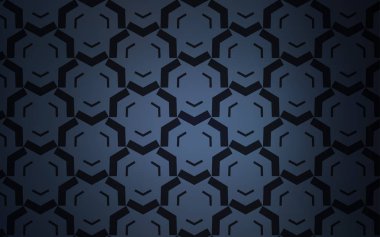 Bükülmüş çizgilerle koyu mavi vektör düzeni.