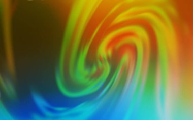 Açık Mavi, Sarı vektör parlak deseni bulanıklaştırdı.